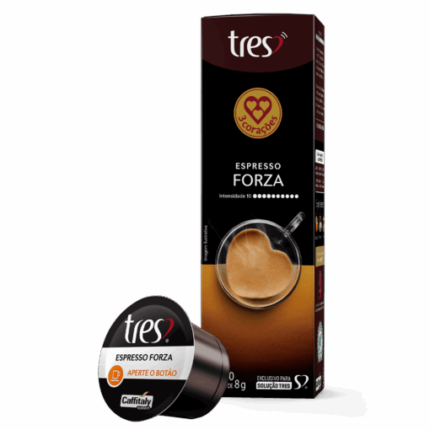 Cápsula de Café Espresso Forza TRES 3 Corações